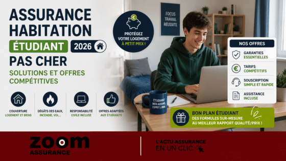 Assurance habitation étudiant pas cher 2026 solutions et offres compétitives