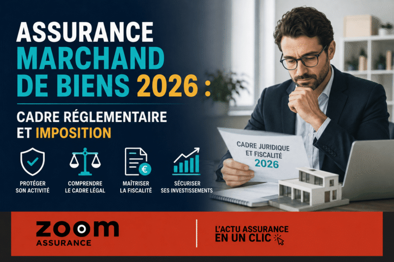 Assurance marchand de bien 2026 cadre juridique et fiscalité