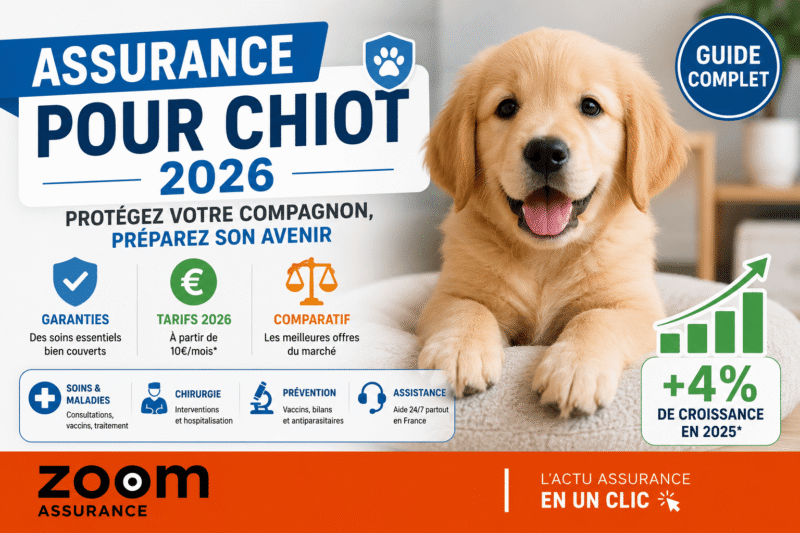 Assurance pour chiot 2026 tarifs garanties et comparatif complet