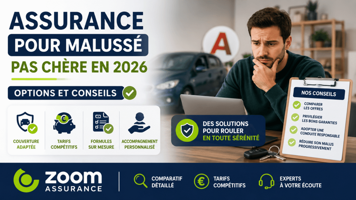 Assurance pour malussé pas cher en 2026 options et conseils