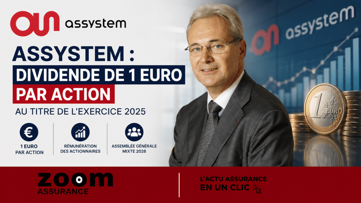 Assystem confirme un dividende de 1 € par action en 2025, avec des mandats renouvelés, impactant la rentabilité des épargnants en 2026.