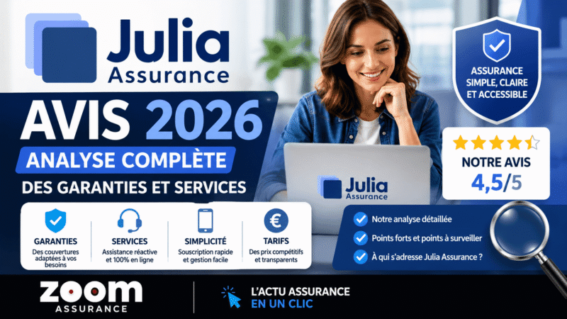 Avis sur Julia Assurance 2026 Analyse complète des garanties et services