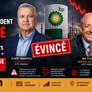 BP, géant pétrolier britannique, remplace son président après une chute de 9,3% en Bourse, impactant la confiance des actionnaires et épargnants.