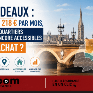 À Bordeaux, un salaire moyen de 2 218 € permet d’emprunter 130 000 € sur 20 ans, achetant un studio de 26 à 33 m² selon le quartier.
