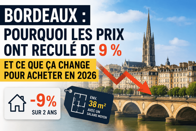 Bordeaux - pourquoi les prix ont reculé de 9 % et ce que ça change pour acheter en 2026