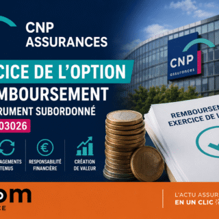 CNP Assurances optimise sa structure de capital en remboursant en 2026 la dette subordonnée FR0010203026, non éligible au Tier 1 depuis 2026.