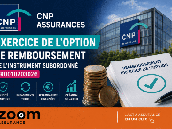 CNP Assurances optimise sa structure de capital en remboursant en 2026 la dette subordonnée FR0010203026, non éligible au Tier 1 depuis 2026.
