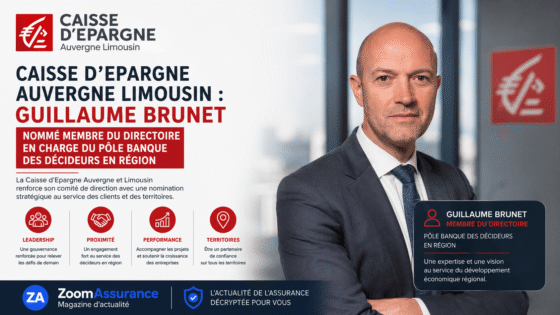 Guillaume Brunet rejoint la Caisse d’Epargne Auvergne et Limousin en juin 2026, apportant 20 ans d’expérience en banque d’affaires régionales.