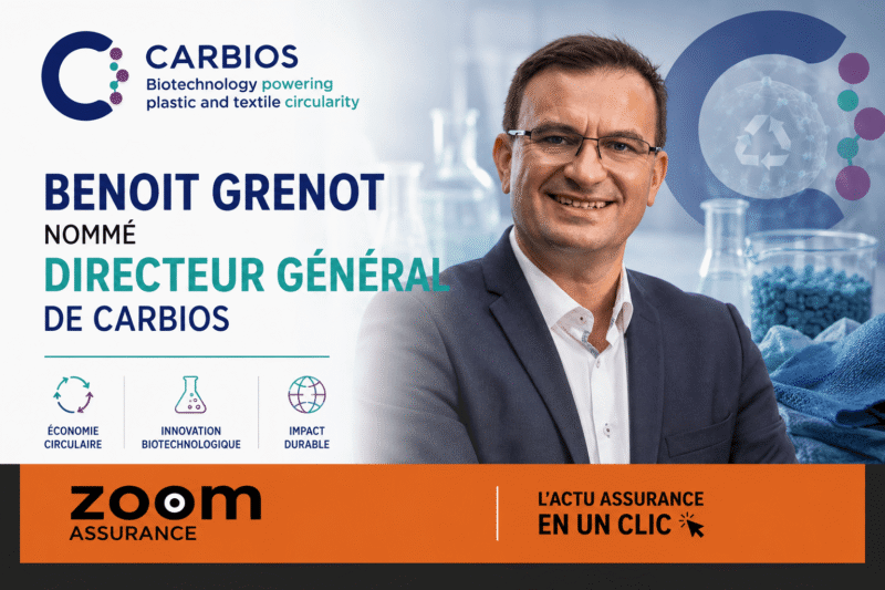 Carbios nomme Benoit Grenot, expert en direction générale, pour piloter sa croissance en 2026, renforçant ainsi sa stratégie d’innovation durable.