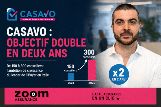 Casavo France vise 300 conseillers d’ici 2028 via acquisitions ciblées et relance de l’iBuying, soutenue par une levée de fonds de 12 M€.
