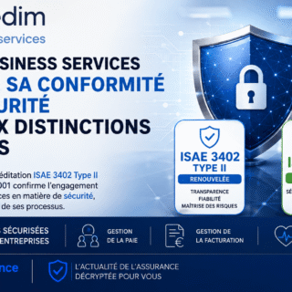 Cegedim Business Services renouvelle en 2024 ses accréditations ISAE 3402 Type II et ISO 27001, confirmant la sécurité et conformité de ses solutions digitales.