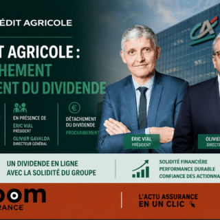 Crédit Agricole confirme un dividende de 1,13 € par action en 2026 et annonce de nouveaux administrateurs lors de son Assemblée générale.