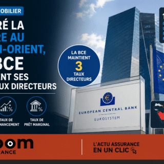 Crédit immobilier 2026 : BCE maintient taux directeurs stables, limitant la hausse des taux de prêt malgré un contexte géopolitique incertain.