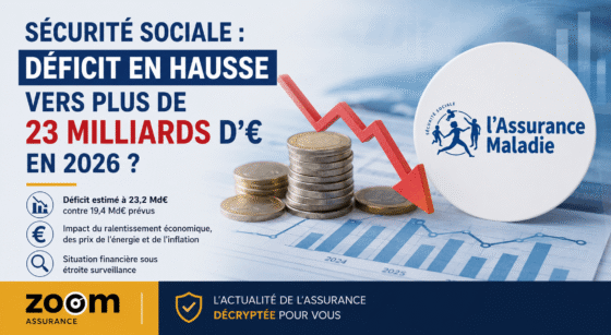 Le déficit de la Sécurité sociale pourrait atteindre 23,2 milliards d’euros en 2026, impacté par l’inflation et l’énergie. Ce qu’il faut savoir.