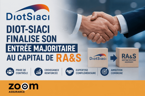 Diot-Siaci renforce sa présence dans le secteur avec une prise majoritaire au capital de RA&S. Impacts et enjeux pour les assurés. Analyse et conseils pratiques.