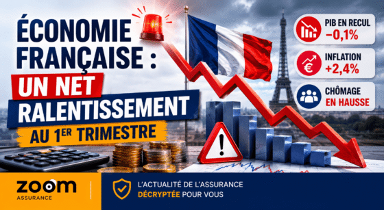 En 2026, l’économie française recule (-0,1% PIB), freinée par inflation à 2,4% et sous-investissement, pesant sur pouvoir d’achat et épargne des ménages.
