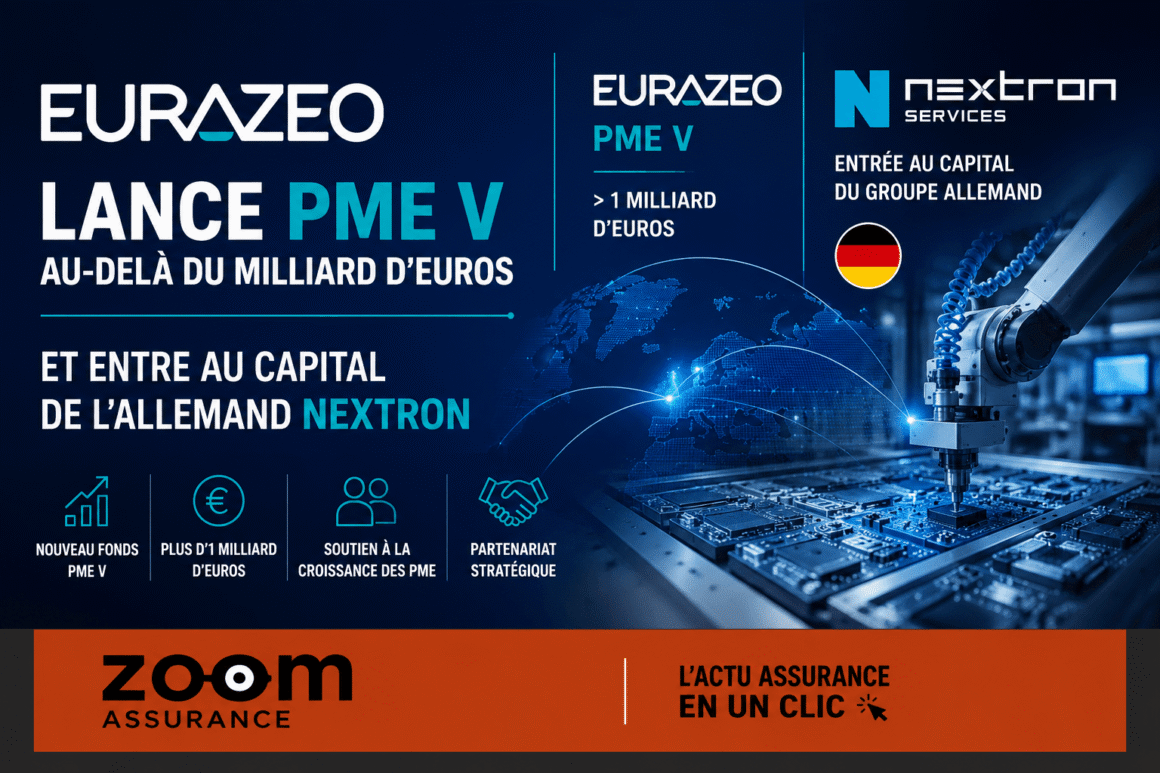 Eurazeo PME V atteint 1 milliard € au premier closing et investit en cybersécurité avec l'acquisition majoritaire de Nextron Systems en Allemagne.
