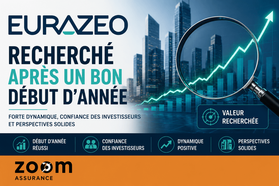 Eurazeo affiche une croissance de 12 % en 2023, impactant la valorisation des actifs et les rendements des contrats d’assurance vie des épargnants français.