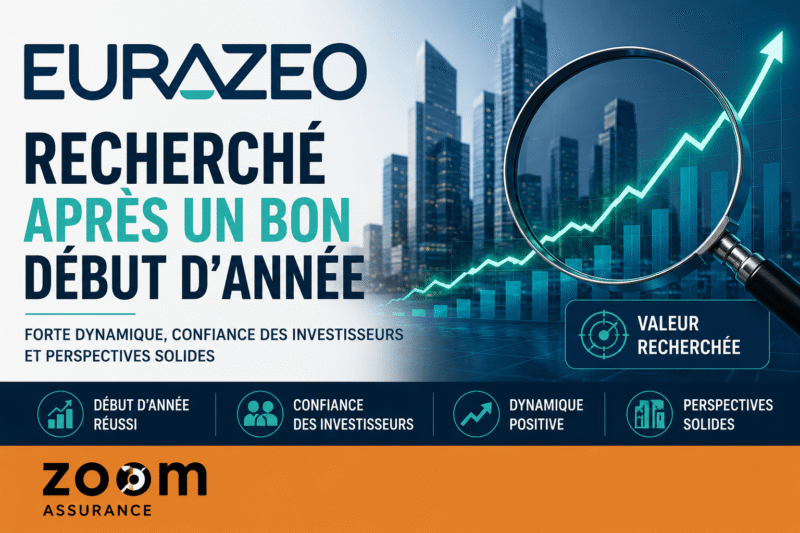 Eurazeo affiche une croissance de 12 % en 2023, impactant la valorisation des actifs et les rendements des contrats d’assurance vie des épargnants français.