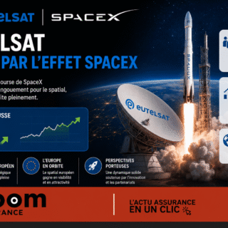 Eutelsat bondit de 17,7% en 2026, porté par l’effet SpaceX ; une dynamique européenne qui ouvre de nouvelles opportunités pour investisseurs et assurés.