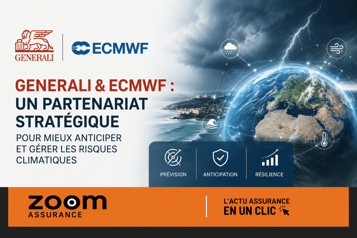 Generali et le ECMWF unissent leurs expertises en 2024 pour exploiter les données Copernicus, renforçant l’analyse des risques climatiques en assurance.