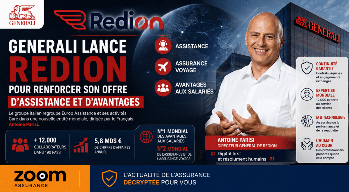 Generali lance Redion pour renforcer son offre d’assistance et d’avantages