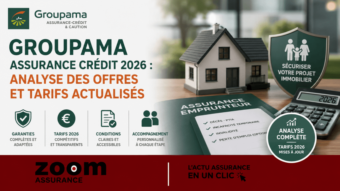 Groupama Assurance Credit 2026 Analyse des Offres et Tarifs actualisés
