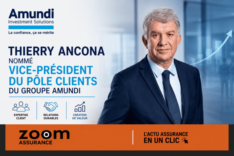 Groupe Amundi nomme Thierry Ancona vice-président clients en 2026, renforçant la stratégie pour optimiser l’offre et les services aux épargnants et assurés.