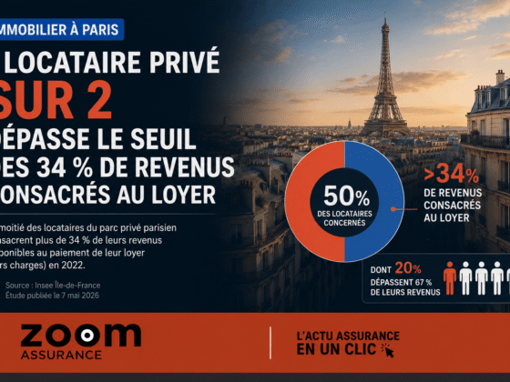 Immobilier à Paris en 2026 : 50 % des locataires privés dépensent plus de 34 % de leurs revenus en loyer, avec 21,4 % des baux dépassant le plafond légal.