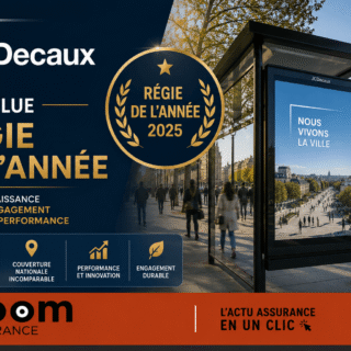 JCDecaux France, élue Régie de l'année 2026, innove en média programmatique pour optimiser visibilité et performance économique des annonceurs.