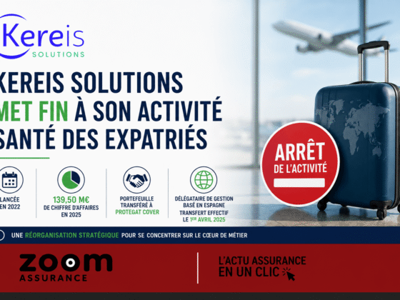 Kereis solutions cède son activité santé expatriés en 2025, avec un chiffre d’affaires de 139,5 M€ et un portefeuille transféré à Protegat Cover.
