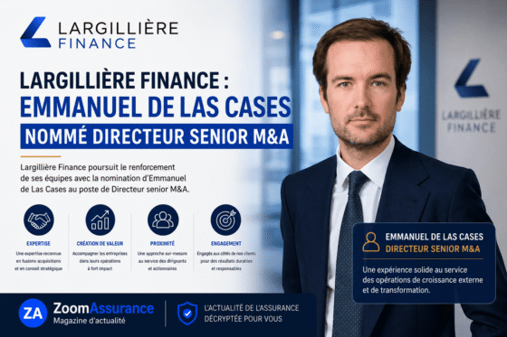 Largillière Finance accueille Emmanuel de Las Cases, nommé directeur senior M&A en 2026, expert en capital financing et transactions midcap depuis 2011.