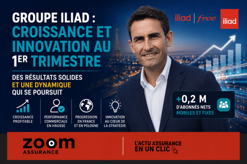 Le Groupe iliad affiche +0,2 million d’abonnés et 3,1% de croissance au T1 2026, renforçant ses offres numériques au bénéfice des abonnés européens.