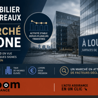 Le marché immobilier de bureaux en Île-de-France et Europe en 2026 montre un déficit de grandes transactions, avec La Défense en progression notable.