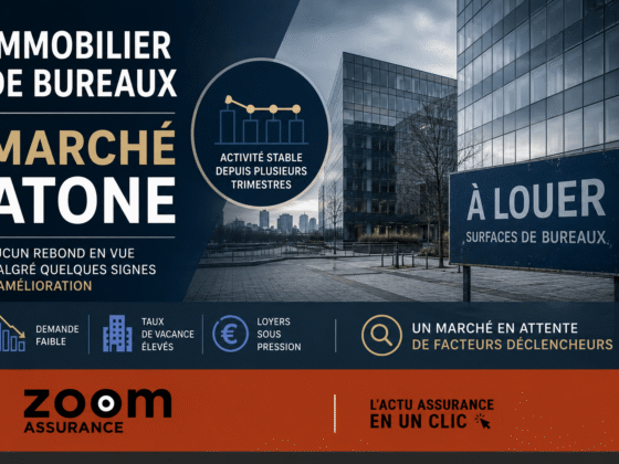 Le marché immobilier de bureaux en Île-de-France et Europe en 2026 montre un déficit de grandes transactions, avec La Défense en progression notable.