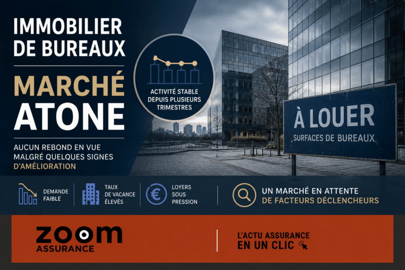 Le marché immobilier de bureaux en Île-de-France et Europe en 2026 montre un déficit de grandes transactions, avec La Défense en progression notable.