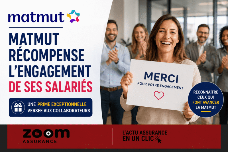 Matmut attribue une prime salariale de 25€ bruts mensuels en 2026 pour compenser la hausse des coûts, un effort de 1,6 M€ en soutien aux salariés.