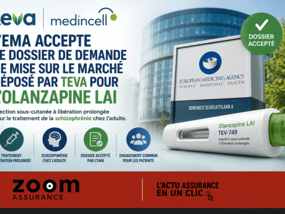 Medincell et Teva visent l’AMM EMA pour Olanzapine LAI 2026, une innovation clé pour améliorer le traitement de la schizophrénie affectant 0,3 à 1,5% des Européens.