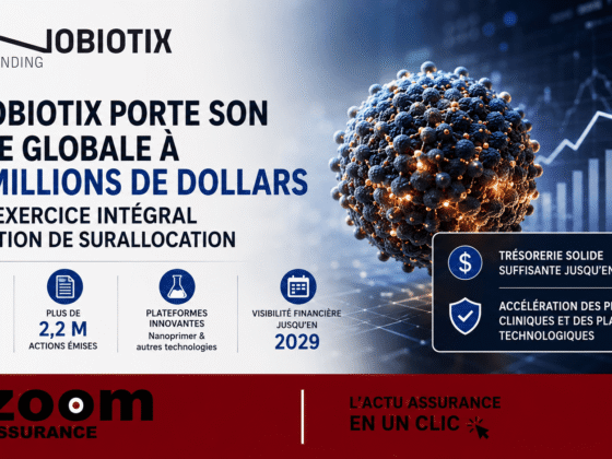 Nanobiotix sécurise 100 M$ pour financer ses innovations en oncologie, assurant une trésorerie stable jusqu’en 2029 et renforçant sa R&D au bénéfice des patients.