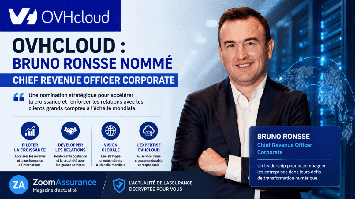 OVHcloud nomme Bruno Ronsse, expert en transformation digitale, pour accélérer sa croissance et sécuriser les services numériques des entreprises.