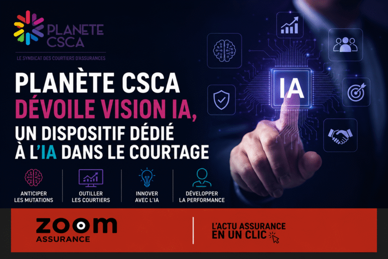 Planète CSCA déploie Vision IA en 2024, un dispositif intégrant charte, cas d’usage et formations pour sécuriser et optimiser le courtage d’assurances.