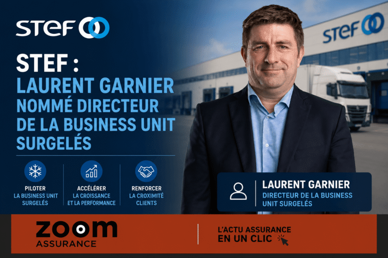 STEF nomme Laurent Garnier directeur surgelés en 2026, renforçant sa stratégie logistique, un atout pour la stabilité des prix et services aux assurés.