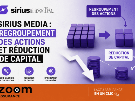 Sirius Media regroupe 2,37 Mds actions et réduit son capital à 47 K€, impactant la valorisation des titres pour les actionnaires et investisseurs.