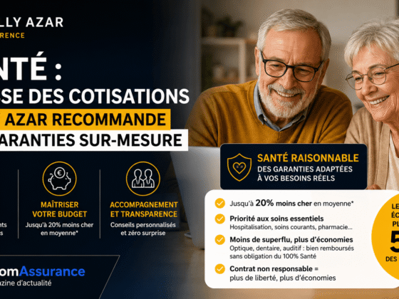 Solly Azar propose en 2026 un contrat santé raisonnable 20% moins cher, adapté aux séniors face à la hausse des cotisations et aux contraintes du 100% Santé.
