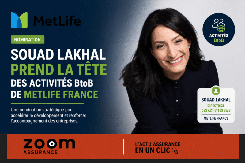 MetLife France confie à Souad Lakhal le pilotage des partenariats BtoB pour développer prévoyance et assurance embarquée depuis 2013.