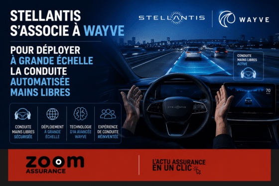 Stellantis investit dans Wayve pour lancer en 2026 une conduite automatisée mains libres niveau 2++, améliorant sécurité et confort des assurés.