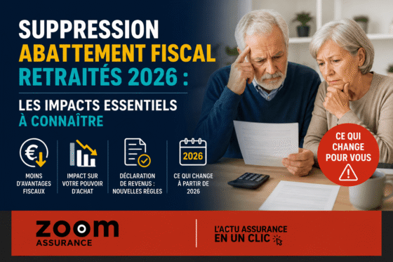 Suppression abattement fiscal retraités 2026 impacts clés à connaître