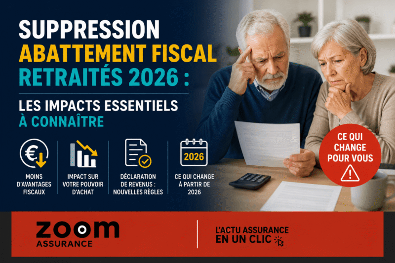Suppression abattement fiscal retraités 2026 impacts clés à connaître