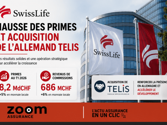 Swiss Life publie un T1 2026 en hausse avec 8,2 MdCHF de primes et consolide son leadership en Allemagne via l’acquisition du groupe Telis.
