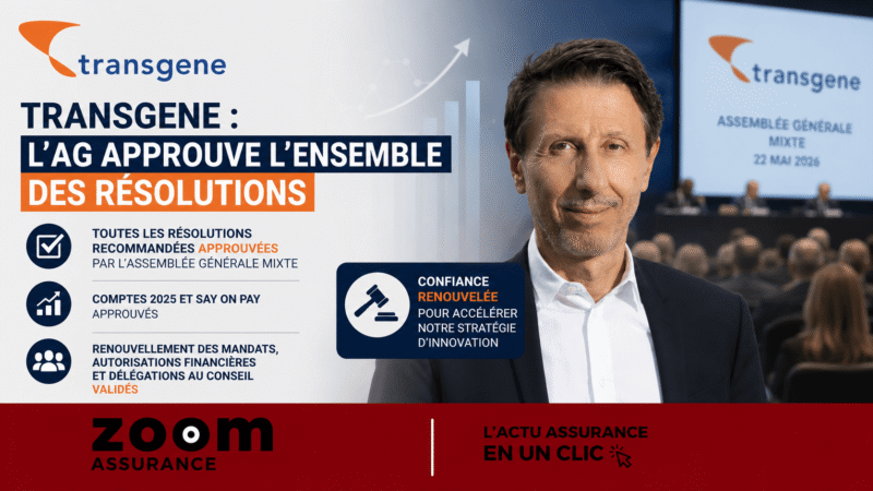 Transgene renouvelle son conseil d'administration paritaire à 50%, renforçant gouvernance et transparence, un gage de confiance pour actionnaires et assurés.